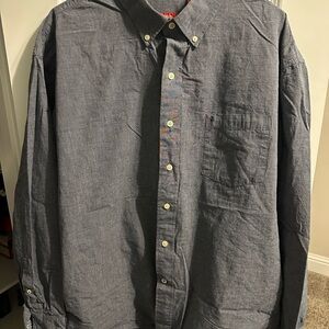 Izod Blue Button-Down Shirt